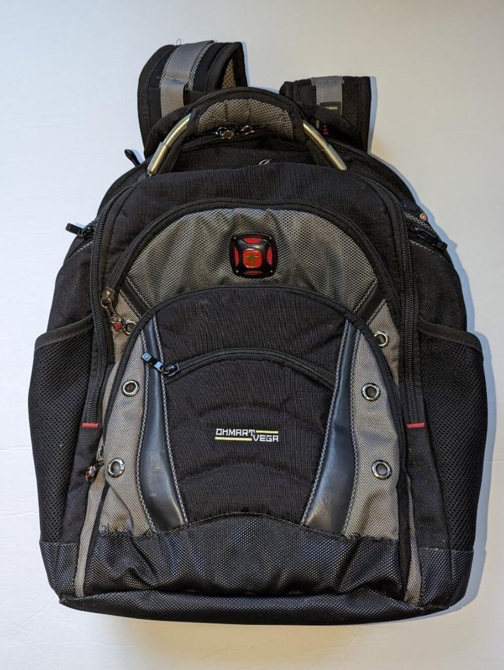 Wenger Swissgear Backpack GA7305 OHMART VEGA Advertising 16" Laptop Black Gray